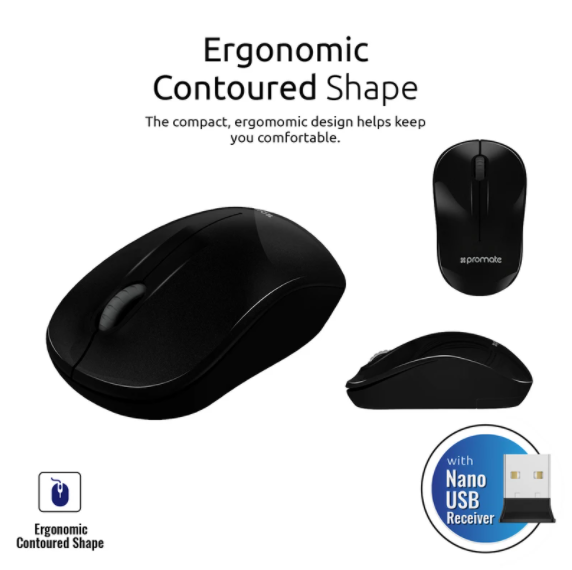 ergonomic contoured shape